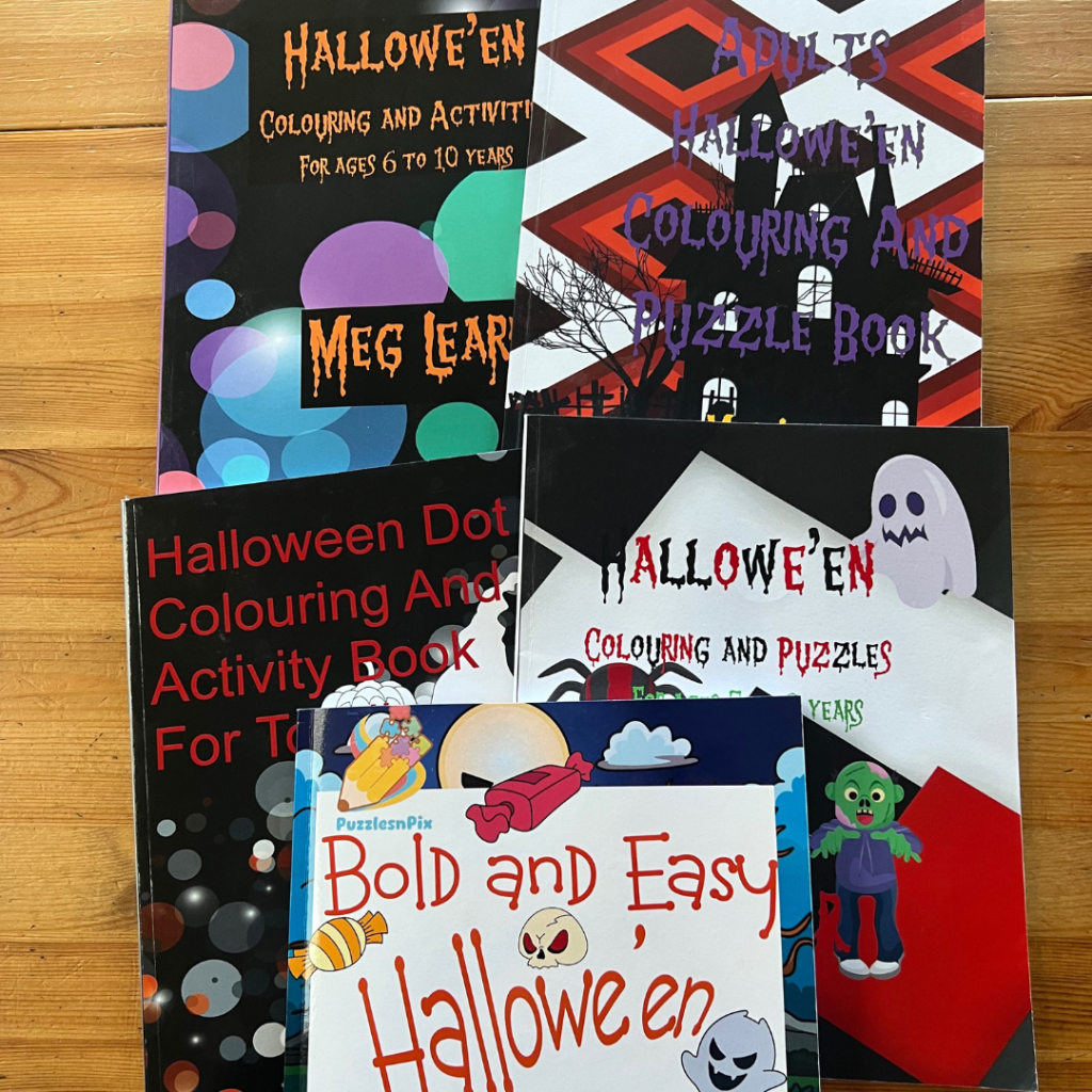 Halloween Themed Activity Books