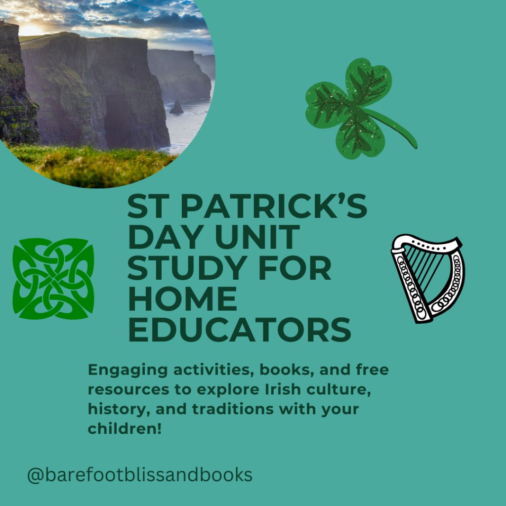 Image introducing St Patricks Day Unit Study